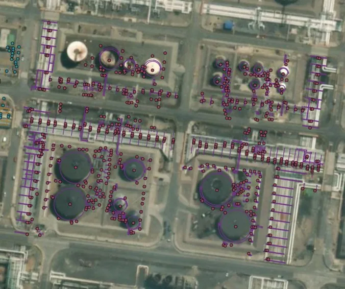 Aerial asset mapping